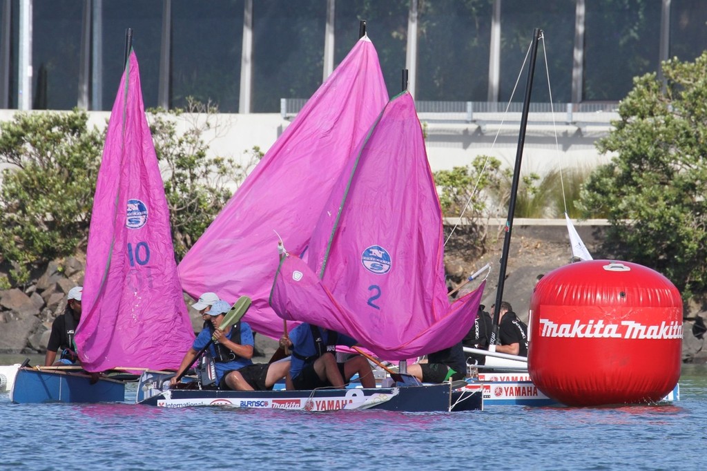 Plenty of right of way issues at the first mark - 2012 Marine Trades Challenge © Richard Gladwell www.photosport.co.nz